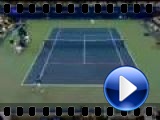 Federer's racquet trick show
